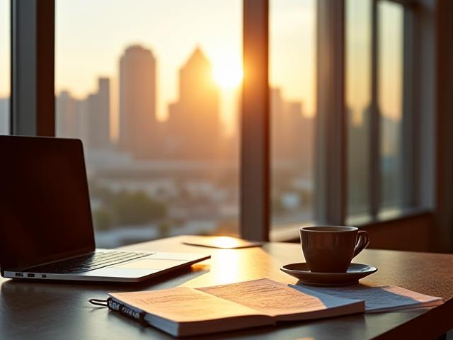 The early days of Ligtehter K-12 showing our founders in a sunlit Atlanta studio