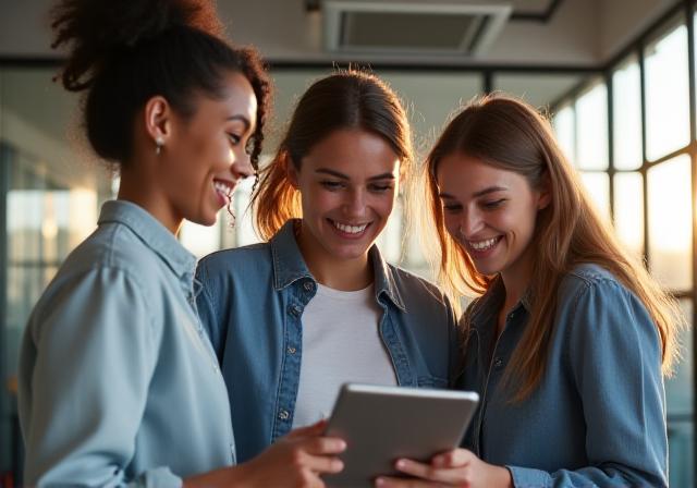 Ligtehter K-12 team collaborating in a modern Atlanta office